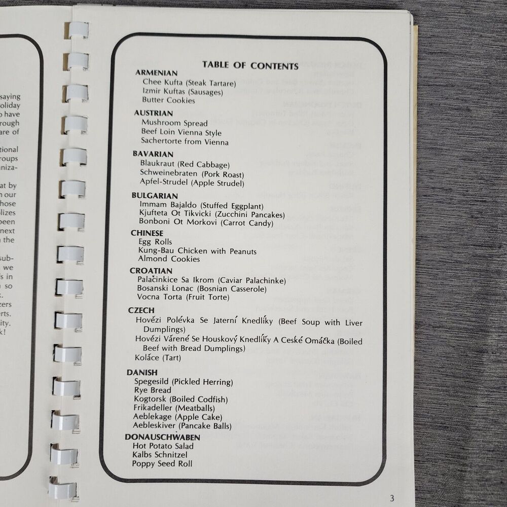 Holiday Folk Fair Cookbook Milwaukee Wisconsin Ethnic Recipes International - Picture 7 of 11